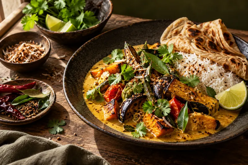 Generated Sri Lankan-inspired dish, not real client work
