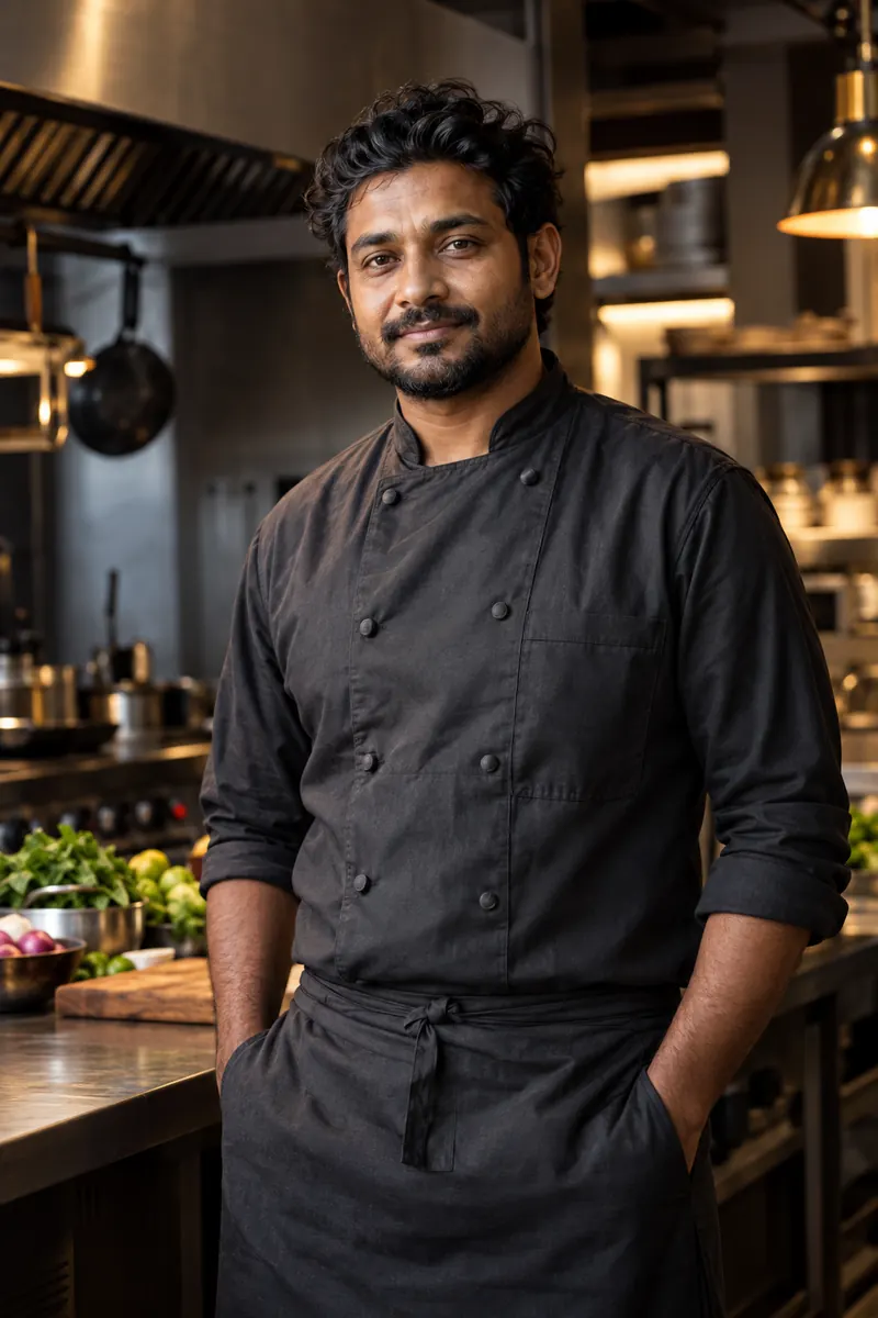 Generated portrait of fictional chef Daniel Fernando